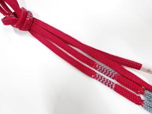 未使用品　正絹　手組帯締め